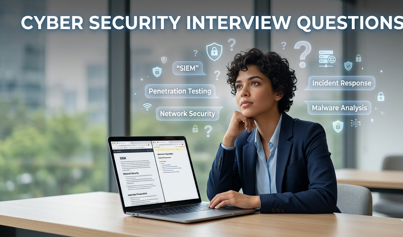 Cyber Security Interview Questions by using Delhi Companies
