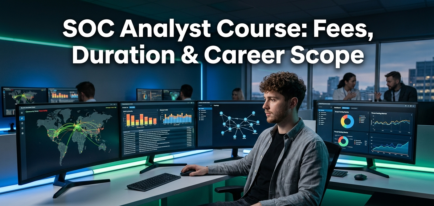 SOC Analyst Course in Delhi: Fees, Duration & Career Scope