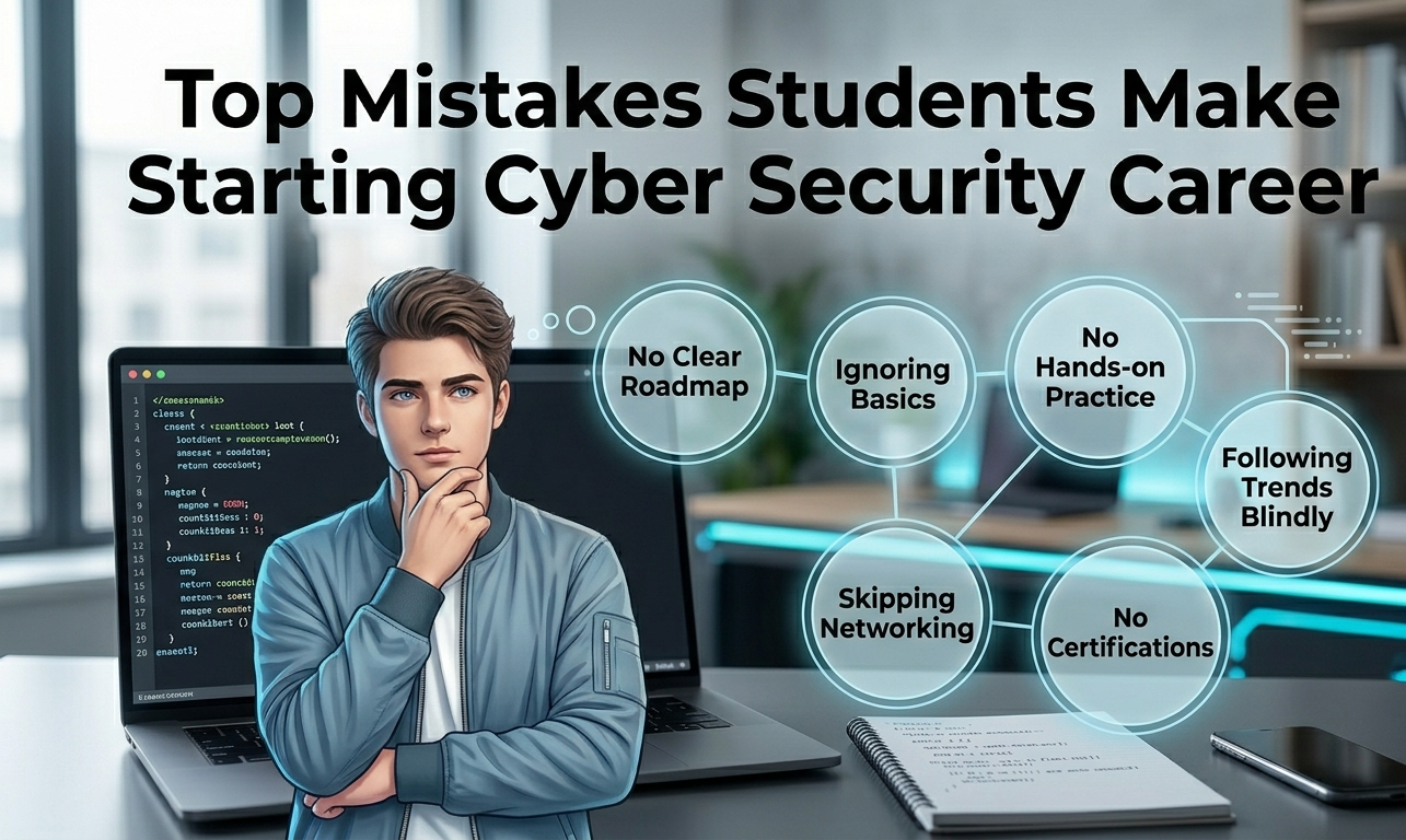 Top Mistakes Students Make Starting Cyber Security Career in Delhi